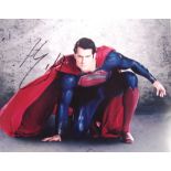 HENRY CAVILL - SUPERMAN MAN OF STEEL - SIGNED 8X10