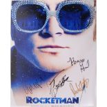 ROCKETMAN - ELTON JOHN BIOPIC - CAST SIGNED PHOTOGRAPH