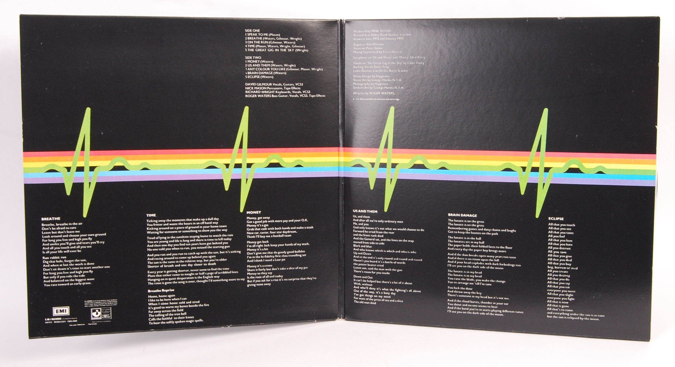 NICK MASON SIGNED PINK FLOYD DARK SIDE OF THE MOON - Image 3 of 6