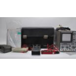 Hameg - A vintage 20th Century Dual Trace Oscilloscope HM 412 by Hameg appears in working order with