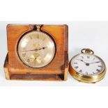 An early 20th century engine turned open faced pocket watch with compensation balance, roman numeral