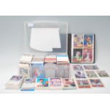 A collection of Major League Baseball trade cards from the 20th Century, the baseball cards from