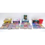 A good large collection of 800+ Konami Yu - Gi - Oh ! cards across four official tins. Multiple