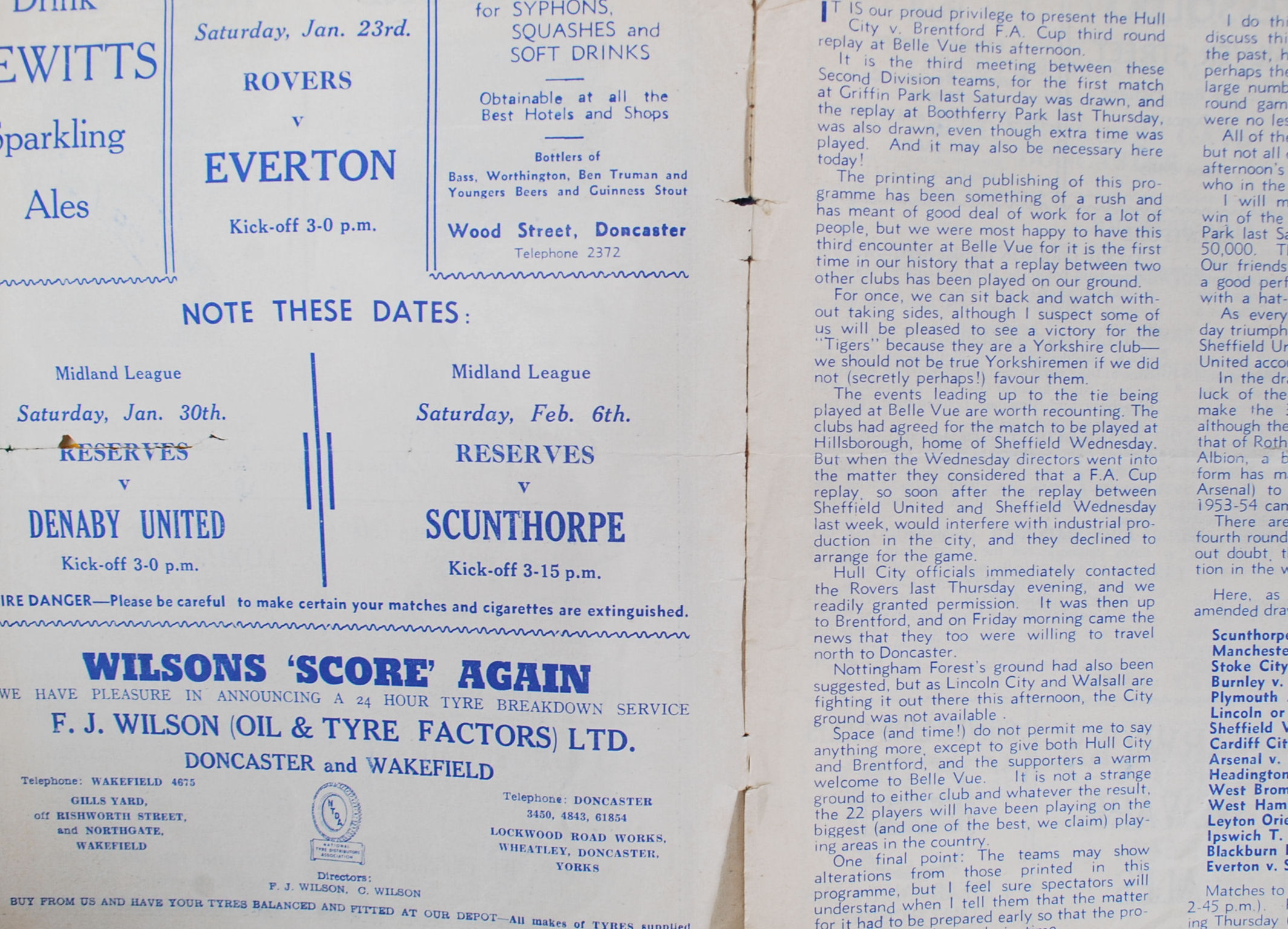 A good collection of 20th Century football programmes dating from the 1940's to include Brentford - Image 10 of 12