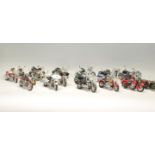 A COLLECTION OF MAISTO MOTORBIKES