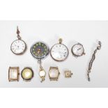 A collection of vintage watches dating from the early 20th Century to include gents and ladies