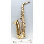 A  vintage 20th century ' Lafleur ' tenor saxophone imported by S Boosey & Hawkes London being