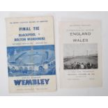 Football Association Challenge Cup Final Cup Competition (FA Cup) Blackpool V Bolton Wanderers ' The