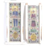 PAIR OF 20TH CENTURY MASONIC STAINED GLASS PANELS