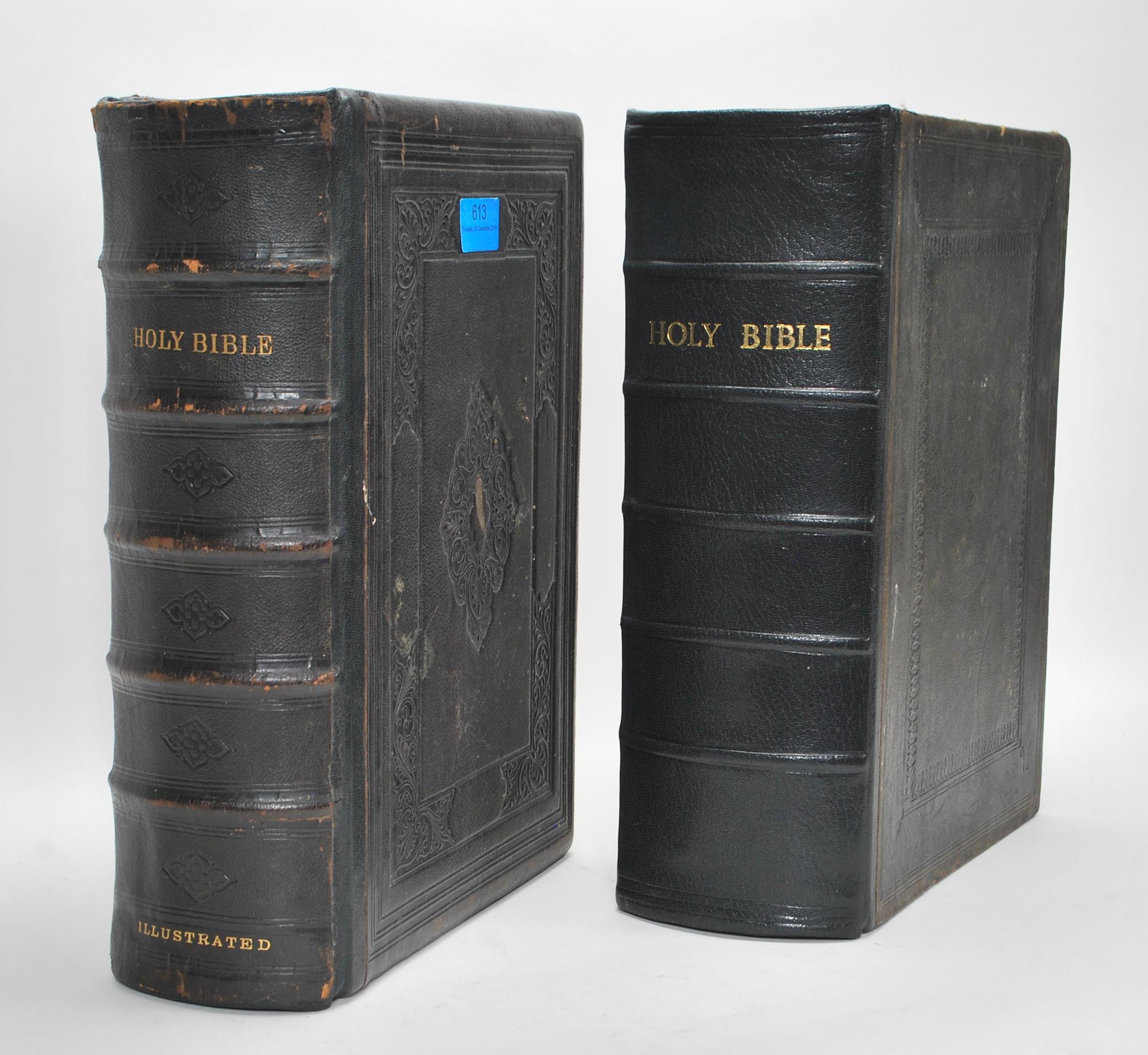 Two 19th Century Victorian Bible's to include The Holy Bible and the Commentaries of Henry and Scott - Image 9 of 9