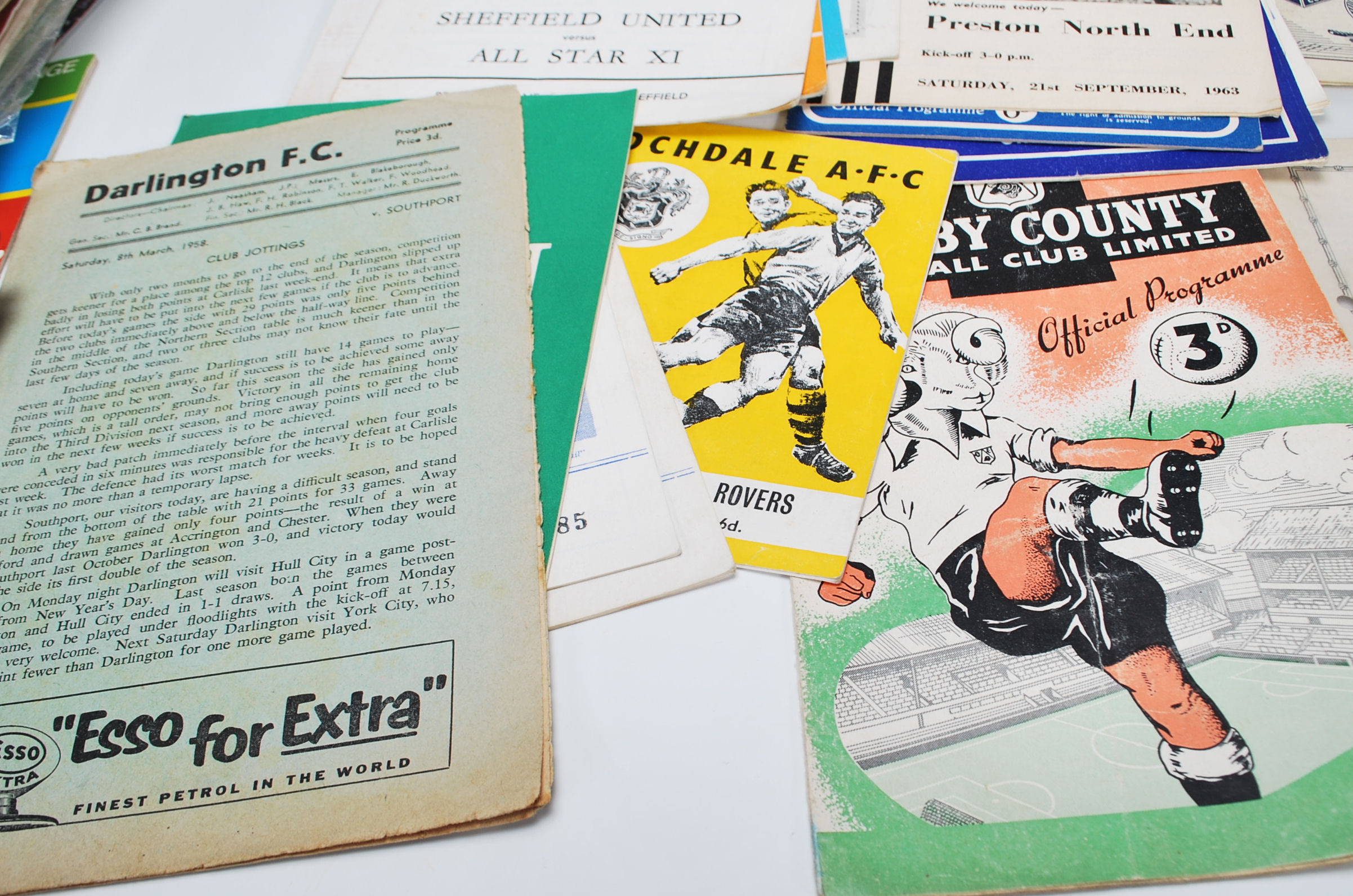 A good collection of 20th Century football programmes dating from the 1940's to include Brentford - Image 5 of 12