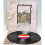 Vinyl long play LP record album by Led Zeppelin – Led Zeppelin IV (4 / Four) – Original Atlantic 1st