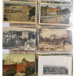 INDIA POSTCARD collection of 371 views. Mostly antique & pre WWII. Impressive collection in album
