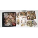 A large collection of copper coins dating from the 19th Century onwards with a selection of world
