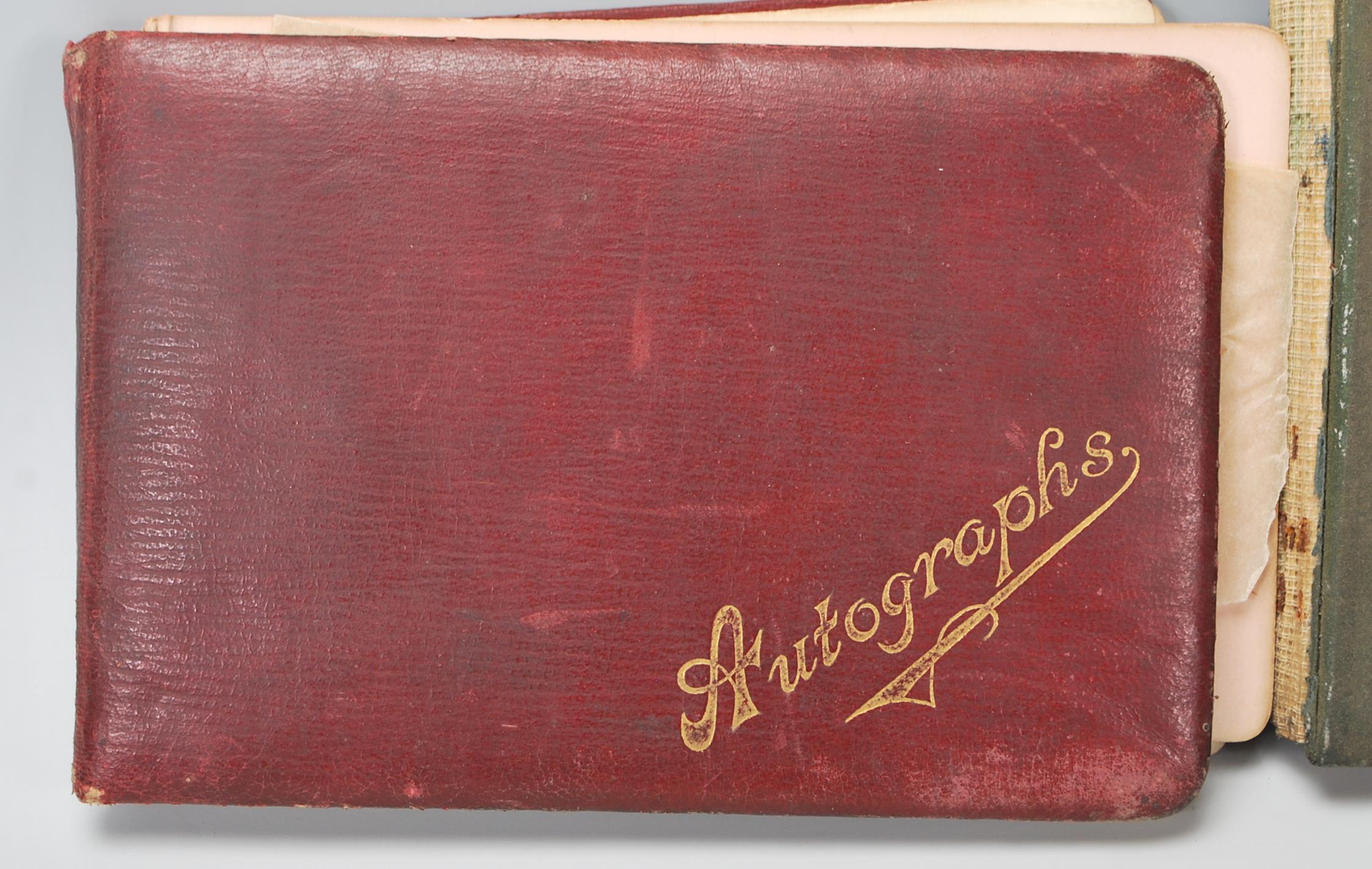 Two autograph books dating to the early 20th Century filled with sketches, poems, prose. dating back - Image 3 of 11