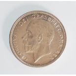 Coin British - George V 1930 Crown, George facing left, crown to verso dating 1930. Ex.