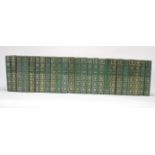 The complete works of Charles Dickens (25 books in total) in faux-leather having gilt lettering