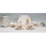 A vintage 20th Century Shelley "England's Charm" 0188 pattern part tea set comprising of two