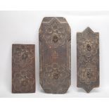 A collection of 19th century carved wooden panels from Western India collected by the vendors family