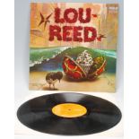 Vinyl long play LP record album by Lou Reed – Lou Reed – Original RAC Vintor 1st U.K. Press – Stereo
