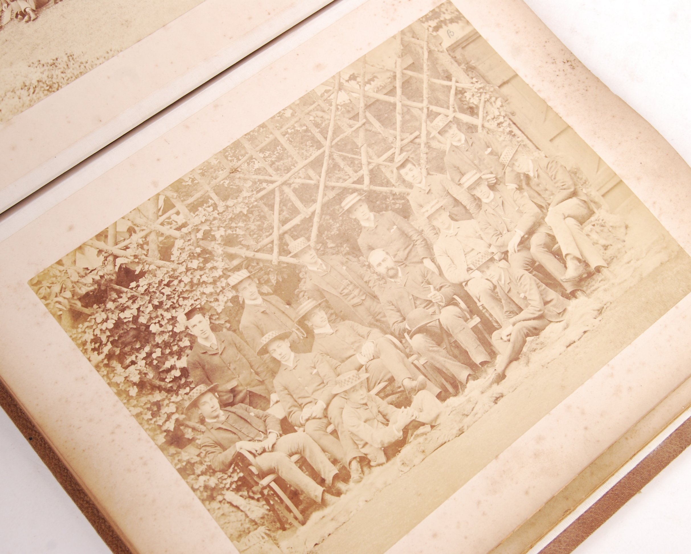 ANTIQUE 19TH CENTURY PHOTOGRAPH ALBUM ROYAL MILITA - Image 8 of 10