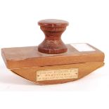 CUNARD LINE - RMS MAURETANIA - ORIGINAL TEAK WOOD