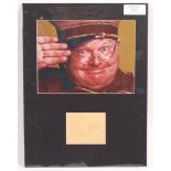 BENNY HILL - BRITISH COMEDY - AUTOGRAPHED ALBUM PA