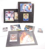 SPORTING AUTOGRAPHS - FOOTBALL, OLYMPICS & TENNIS