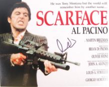 AL PACINO - SCARFACE - SIGNED 8X10" COLOUR PHOTOGR