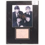 THE FOUR PENNIES - BEAT MUSIC - AUTOGRAPHED ALBUM