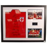 WORLD CUP 1966 ENGLAND SQUAD AUTOGRAPHED REPLICA S