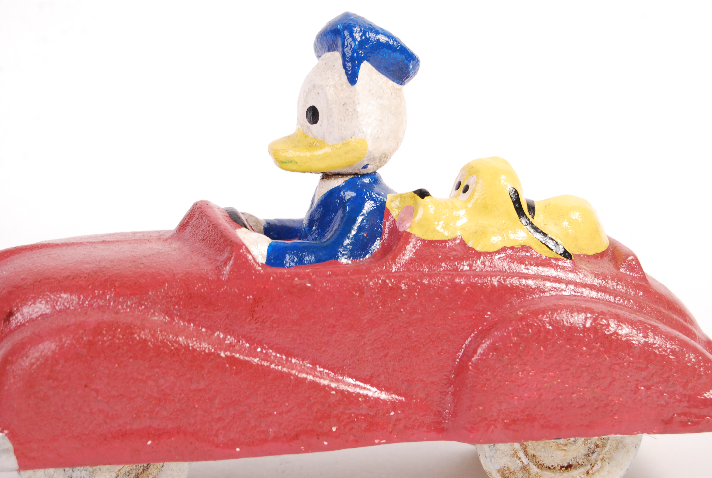 NOVELTY MICKEY MOUSE AND DONALD DUCK CAST METAL MO - Image 4 of 4