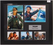 TOM CRUISE - TOP GUN - RARE AUTOGRAPH DISPLAY