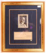 RARE ADOLF HITLER AUTOGRAPH / SIGNED DOCUMENT