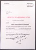 ONLY FOOLS & HORSES - AUTOGRAPHED PROP LETTER