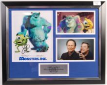 RARE MONSTERS INC PIXAR AUTOGRAPHED 8X10" PHOTO