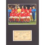 WORLD CUP 1966 - ENGLAND FOOTBALL AUTOGRAPHS - SET
