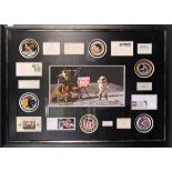 RARE NASA APOLLO MISSIONS ALL 12 MOONWALKERS AUTOG