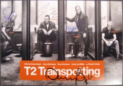 TRAINSPOTTING 2 / T2 - RARE CAST MULTI-SIGNED CAST