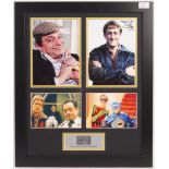 ONLY FOOLS & HORSES - FRAMED AUTOGRAPH PRESENTATIO