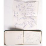 1960'S AUTOGRAPH BOOK - LEICESTER CITY & FOOTBALLE