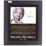 NELSON MANDELA - INCREDIBLY RARE AUTOGRAPH PRESENT