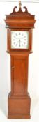 A 19th century oak painted face 30 hour longcase -