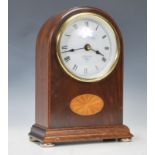 A 20th Century contemporary mahogany inlaid cased