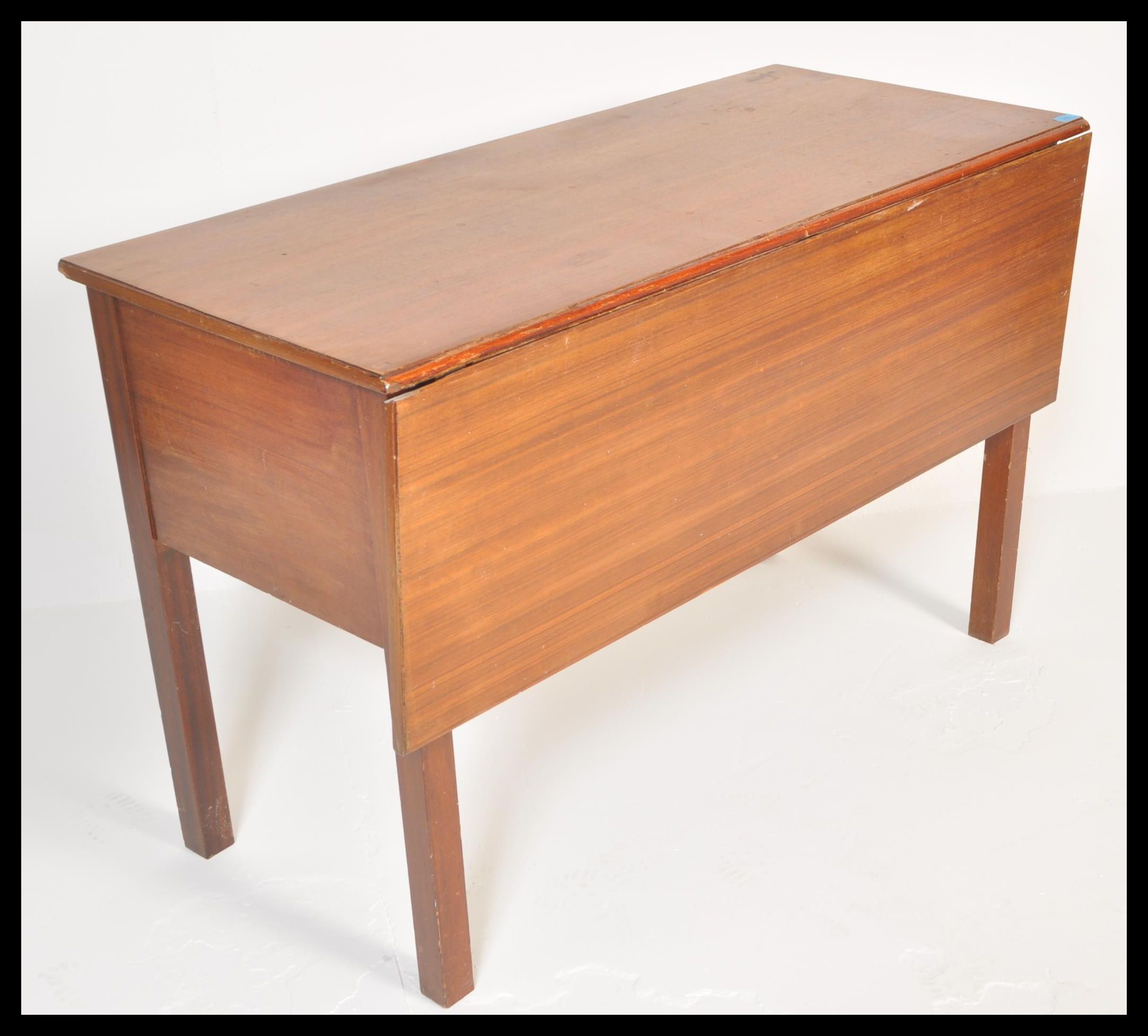 A retro mid 20th century teak wood  pembroke drop - Image 3 of 4