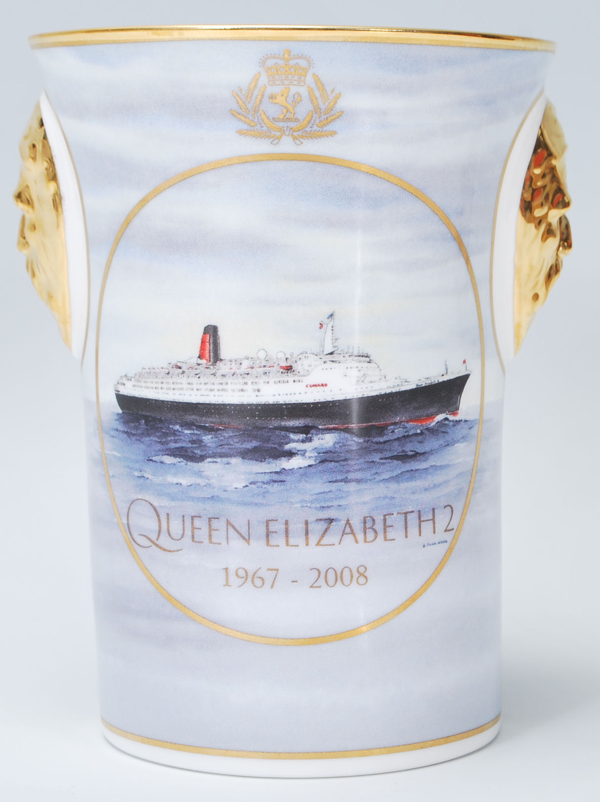 Cunard - A limited edition fine bone china beaker. - Image 2 of 7