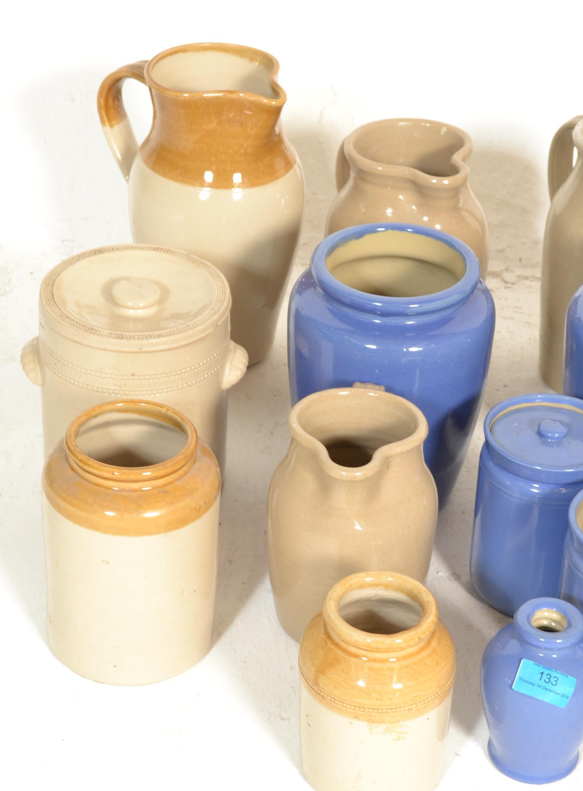 A large collection of stoneware glazed pottery. Ma - Image 2 of 4