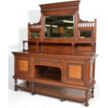 A large impressive late Victorian mahogany two ton