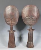 A pair of tribal African Ghanaian Ashanti Akua'Ba