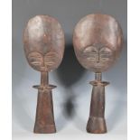 A pair of tribal African Ghanaian Ashanti Akua'Ba